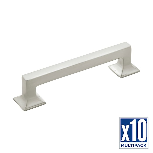 Hickory Hardware Pull 5-1/16 Inch (128mm) Center to Center, 10PK P3012-SS-10B - main